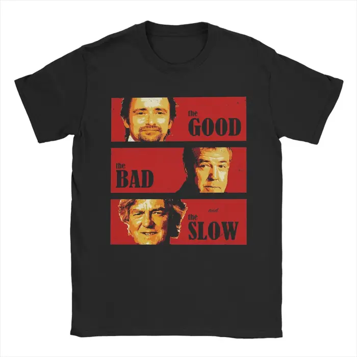 Jeremy Clarkson Hammond May hommage T-Shirt pour hommes le bon mauvais et lent nouveauté