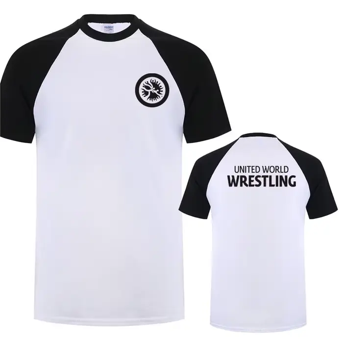 United World Wrestling UWW hommes T-shirt drôle Cool été nouveau coton à manches courtes t-shirts col rond