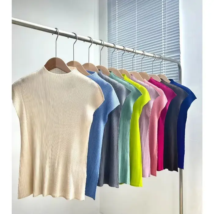 T-shirt Plissé à Imprimé Floral pour Femme