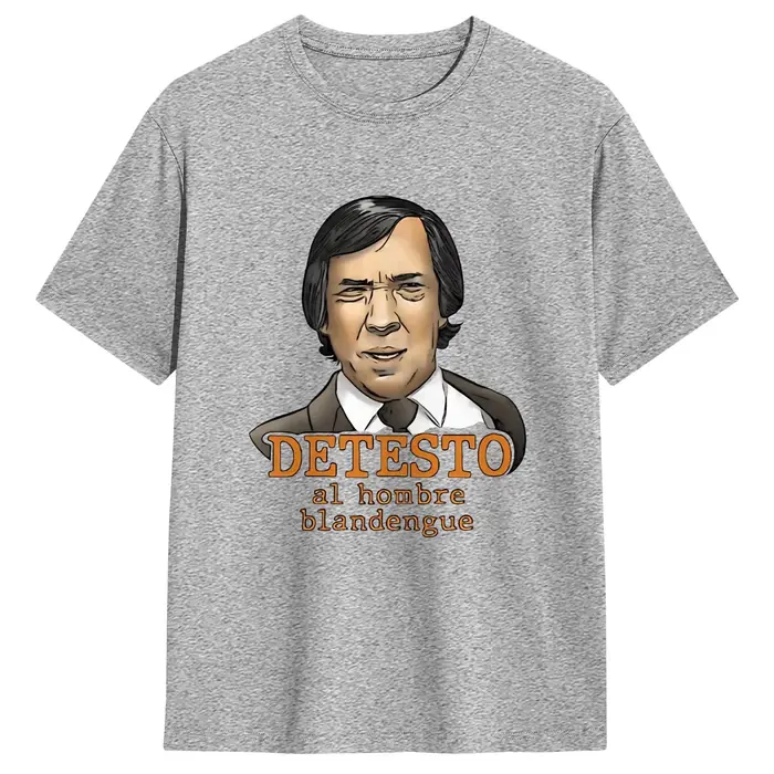 T-shirt Fary El Fary rétro espagnol DETESTO al hombre blandengue, T-shirt vintage d'été en coton pou
