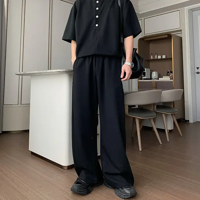 Ensemble de vêtements d'été pour homme, polo à manches courtes, style décontracté et sportif, look é