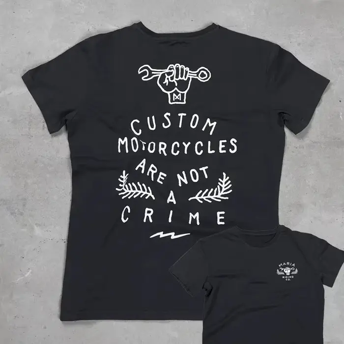 2025 Motocross T-shirt rétro décontracté moto Sport vitesse conquérir hommes MARIA ample respirant a