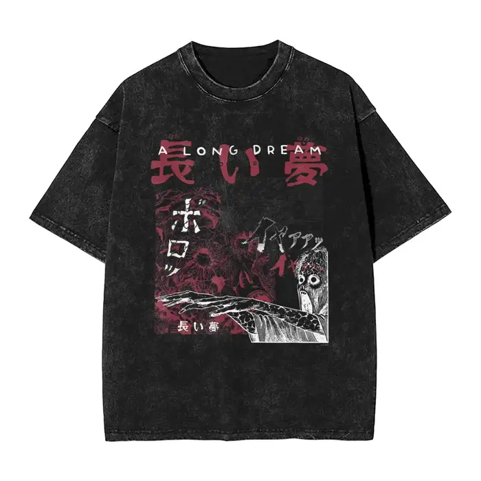 Japon thème d'horreur Junji Ito mon ami Tomie drôle imprimé graphique T-Shirt hommes femmes mode coton col rond