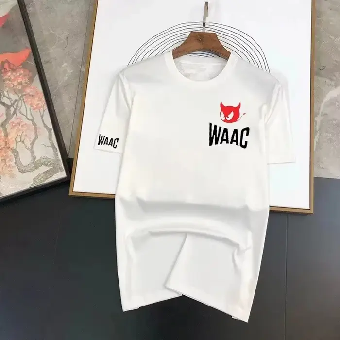 T-shirt de golf oversize en coton pour homme et femme, motif graphique, streetwear décontracté, manc