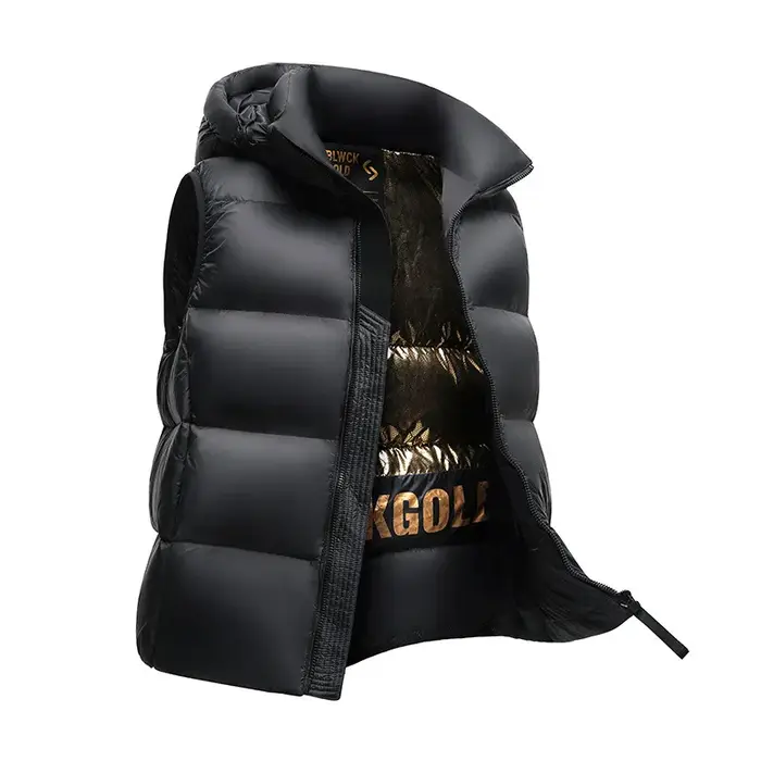 Marque hommes gilet vers le bas
