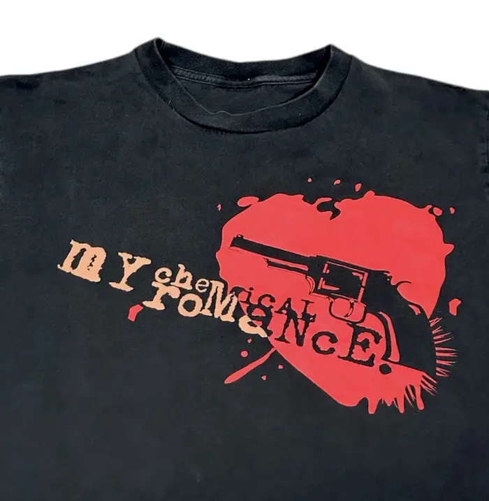 T-shirt Vintage My Chemical Romance Three Cheers for Sweet Revenge