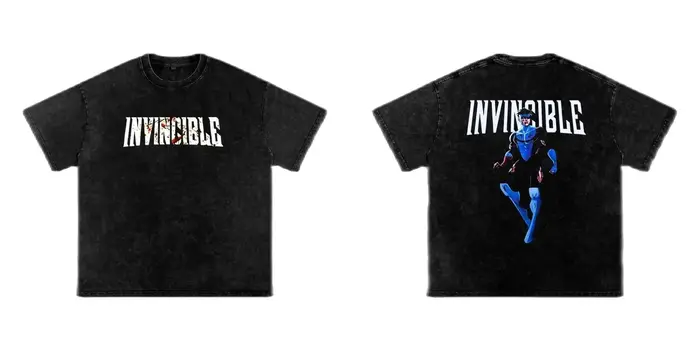 Super-héros Invincible T-Shirt graphique Mark Grayson imprimé