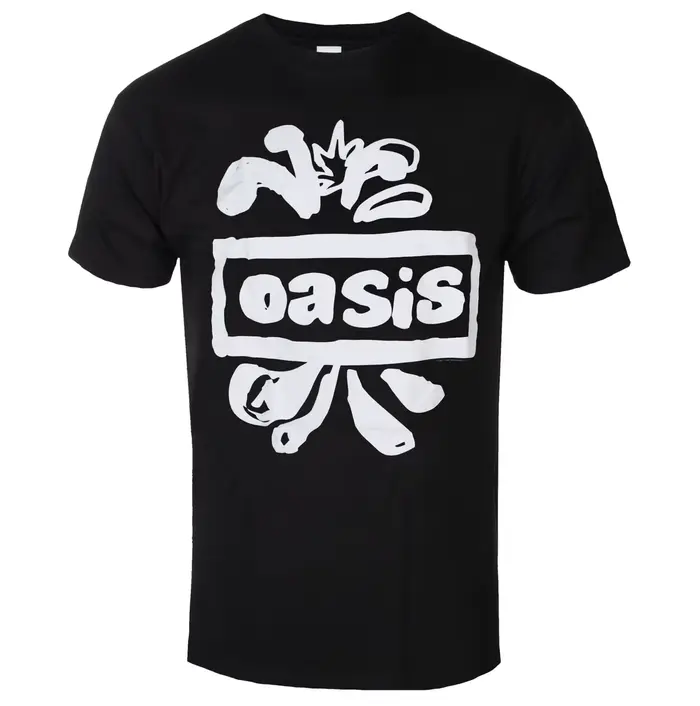 Nouveau T-shirt en coton graphique Oasis unisexe