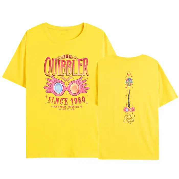 Harajuku T-shirt magique double face juste comme sanit comme je suis chemise HP chemises esthétique