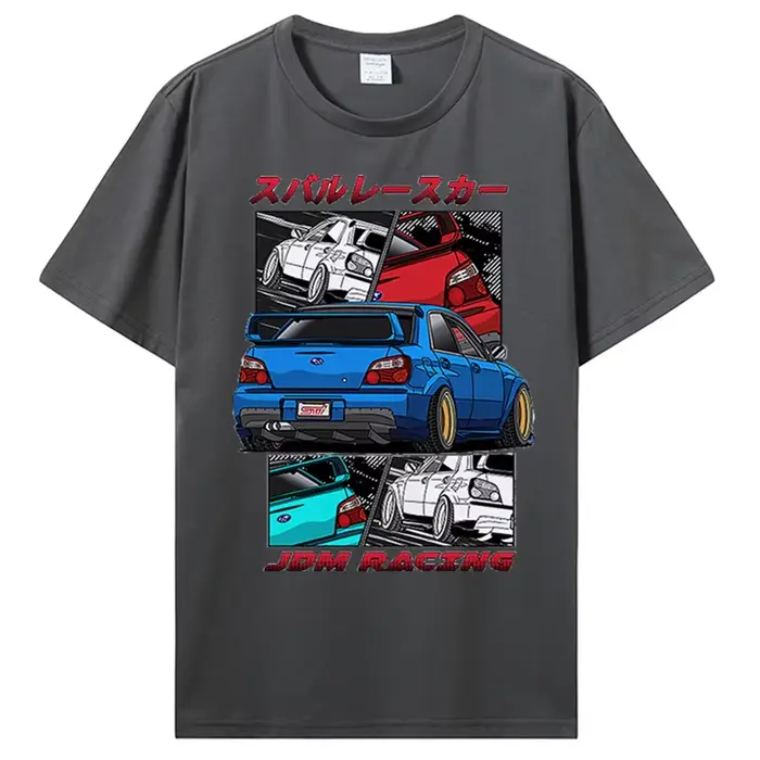 T-Shirt Classique en Coton à Col Rond pour Homme