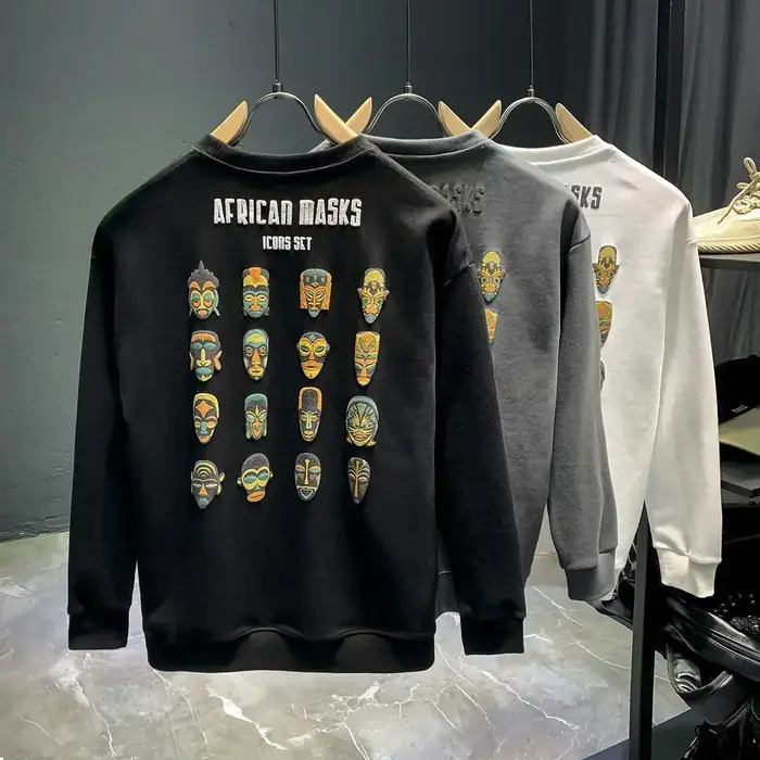 Sweat-Shirt à Col Rond pour Homme