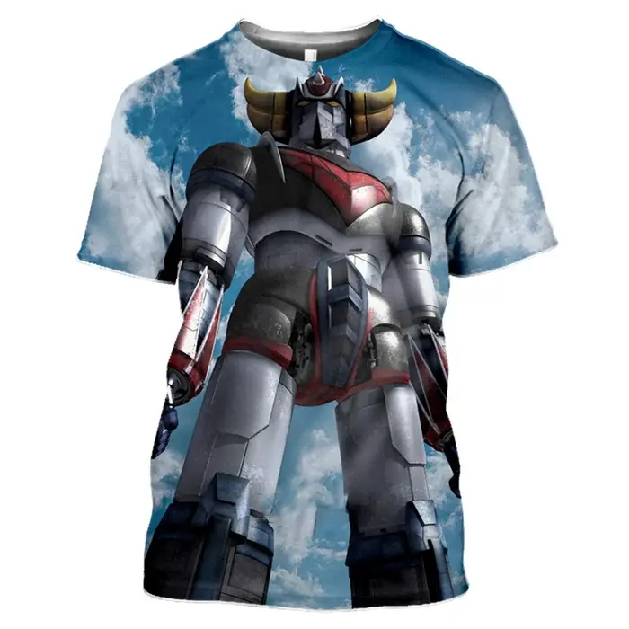 Nouveau Anime Goldorak T-Shirts UFO Robot Grendizer impression 3D hommes femmes manches courtes t-shirt Harajuku Y2k
