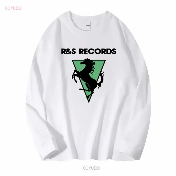 R S Records t-shirt Vintage maison musique manches longues ou courtes
