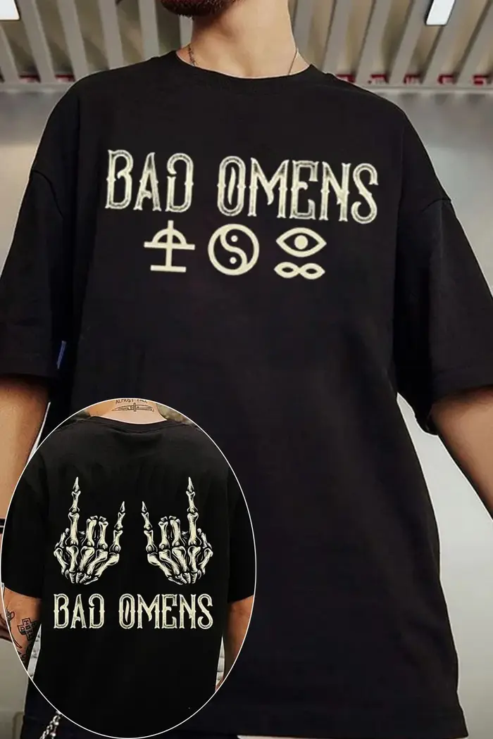 Bad Omens Band – t-shirts en coton pour hommes et femmes