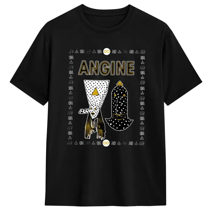 T-shirt pour homme Angine De Poitrine Band Fashion en coton à manches courtes col rond imprimé
