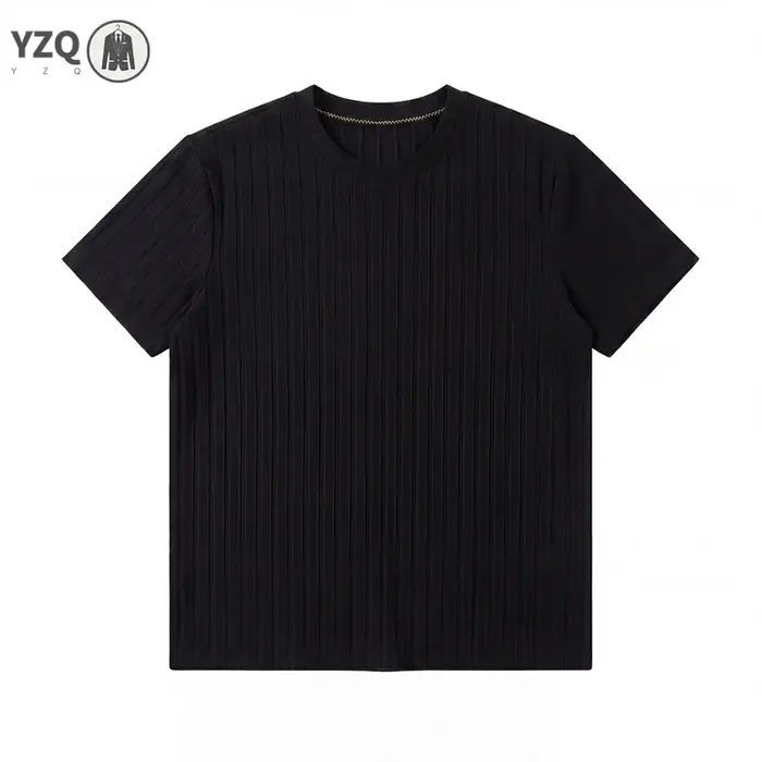 Polo côtelé basique pour homme à col