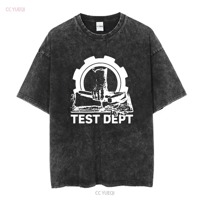 T-shirt Test DepT Industrial Laibach Throbbing Gristle Coil Psychic Tv