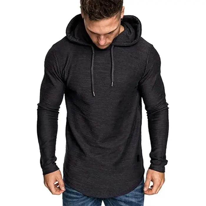 T-shirt à manches longues en coton pour hommes