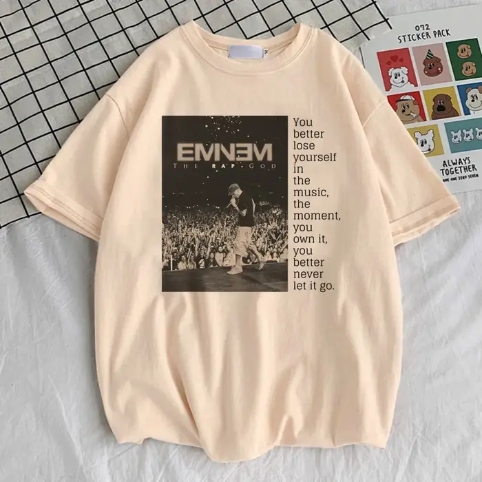 Eminem t-shirt fille Pop Culture Grunge classique Vintage