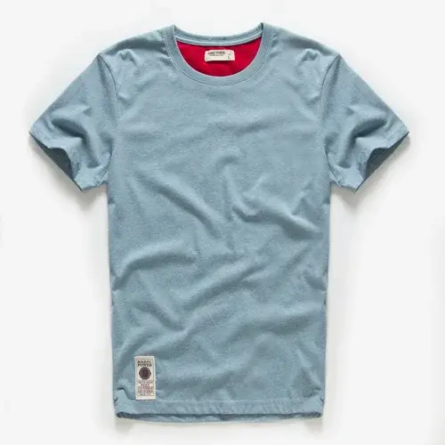 T-shirt homme coton couleur unie T-shirt homme casual col rond basique T-shirt homme haute qualité c