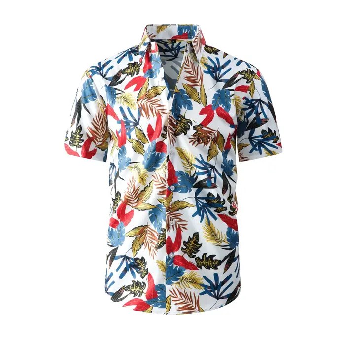 Chemise de plage hawaïenne pour homme