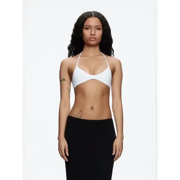 Soutien-gorge à col halter pour femme