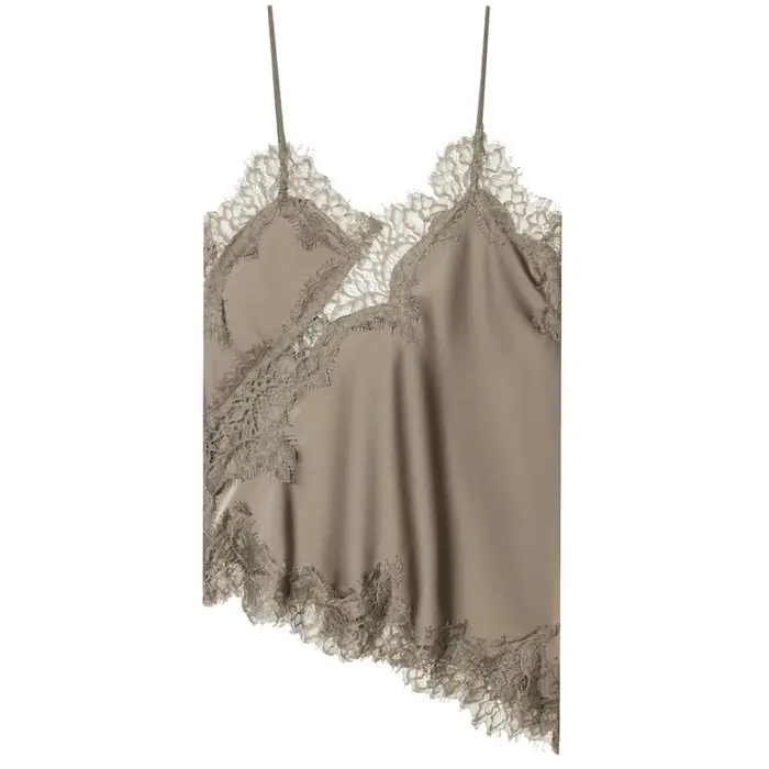 HXAO 2025 femme asymétrique haut à bretelles femmes Sexy noir jaune bleu