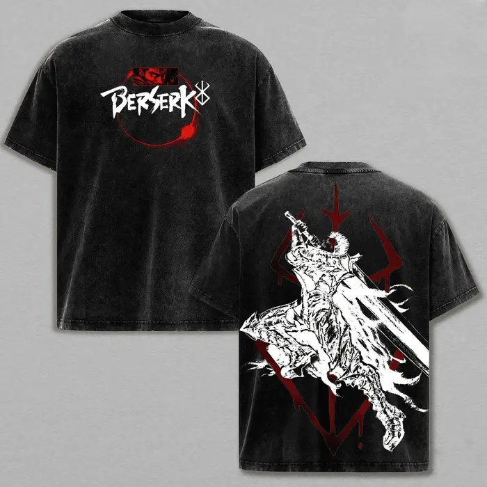 T-shirt Berserk Guts Manga pour hommes