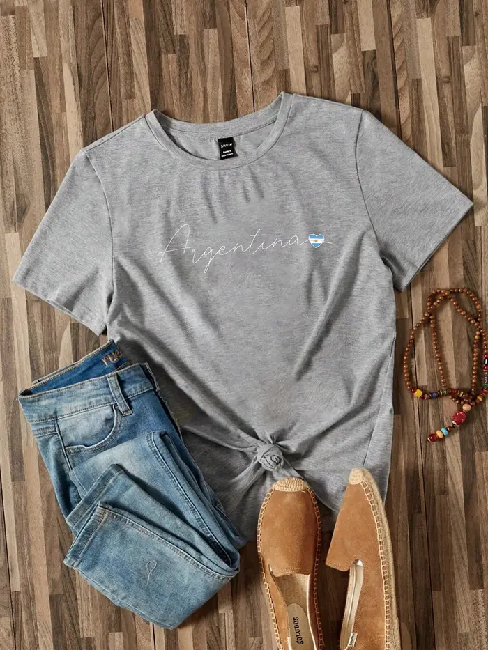 Argentine Femmes T-shirt mode d'été
