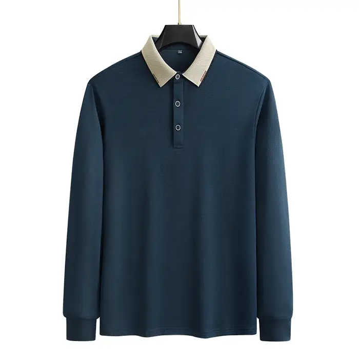 POLO à manches longues pour hommes