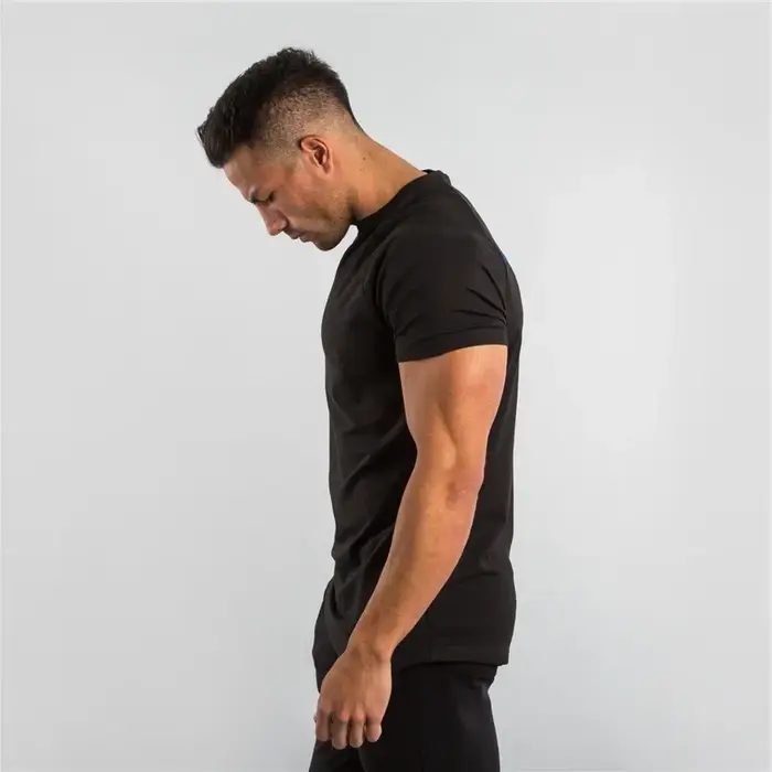 MRMT 2026 Nouveau T-shirt Homme Couleur Unie Lisse Haut de Gamme Fitness