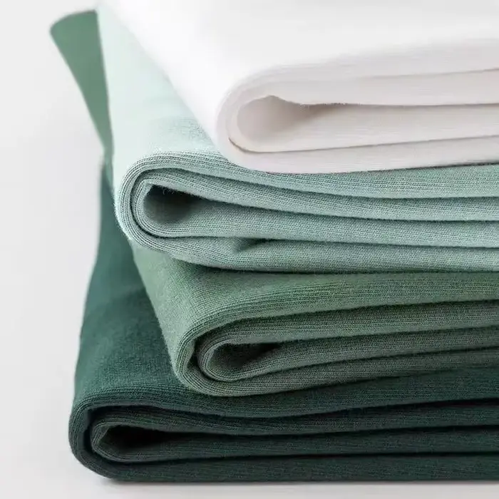 Hommes femmes vert T-shirt 280g coton à manches courtes haut coréen