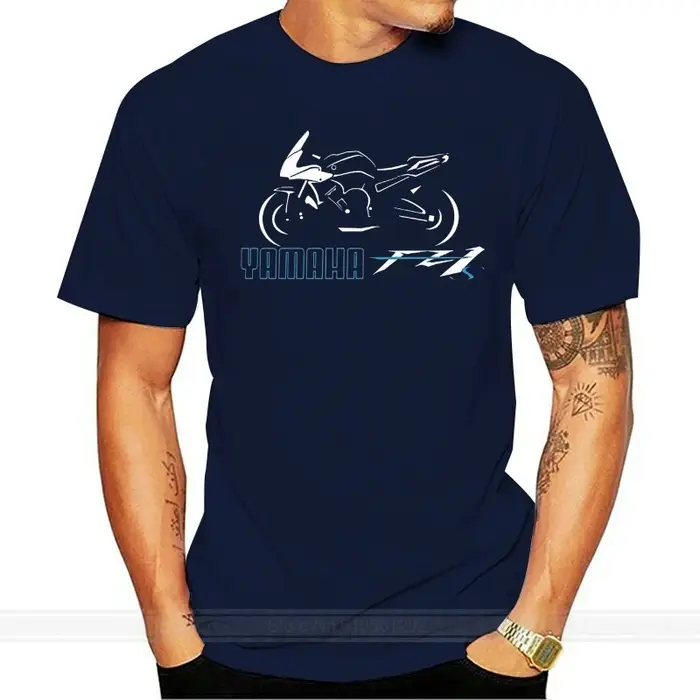 T-shirt de moto décontracté pour hommes, T-shirt Fazer, Japon, Mode, Nouveau