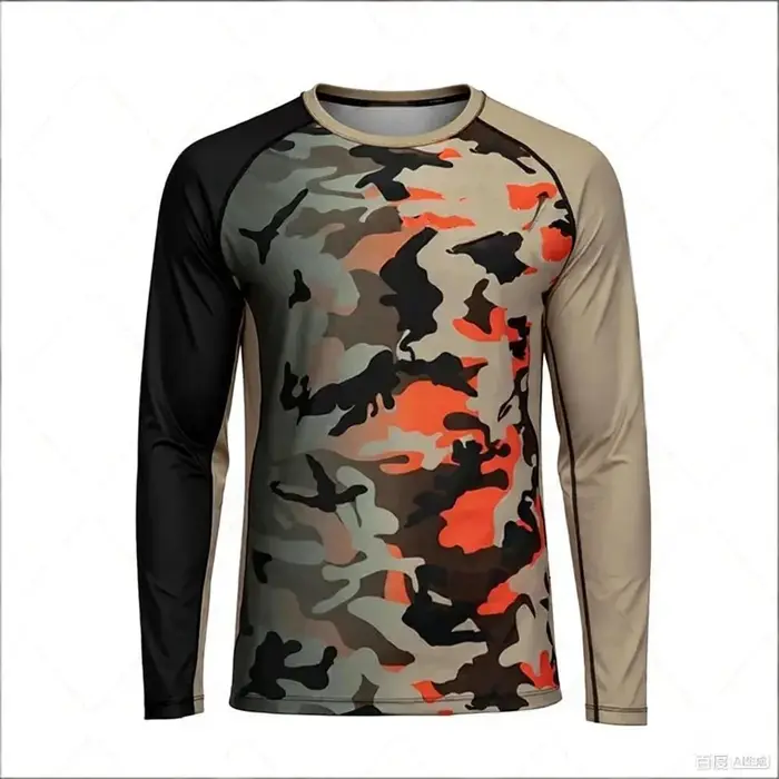 T-shirt de pêche à manches longues