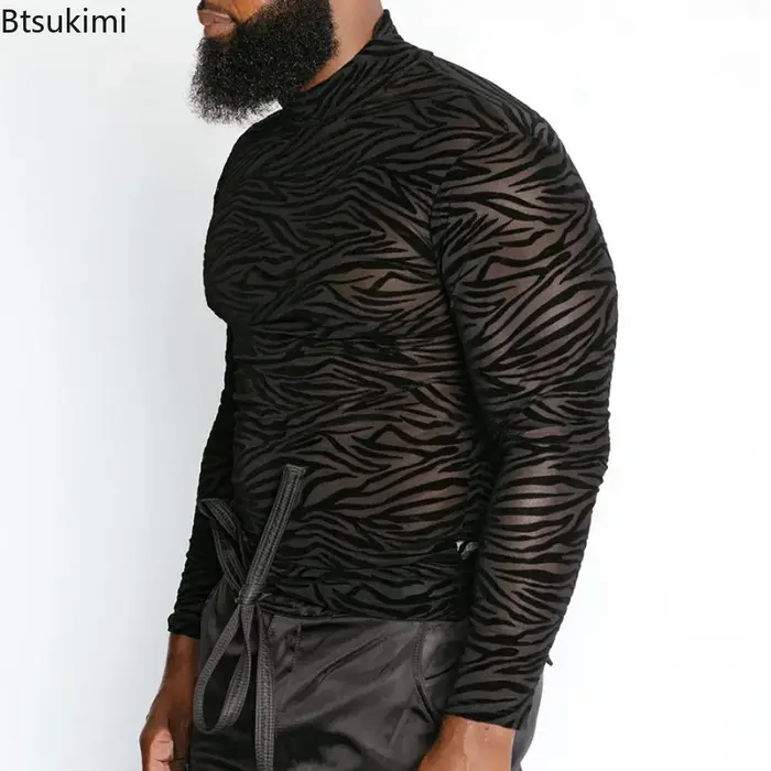 T-shirt à manches longues pour hommes