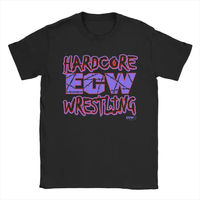 Ecw – t-shirt en coton pour hommes, style Hardcore Wrestling, rétro Y2K, confortable, à la mode, sur