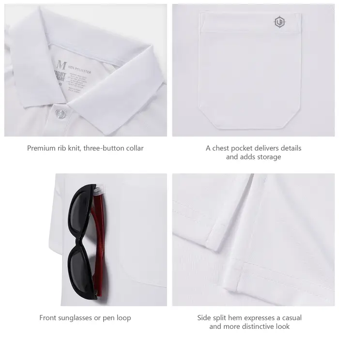 Ucks BARE-Polo à manches courtes pour homme