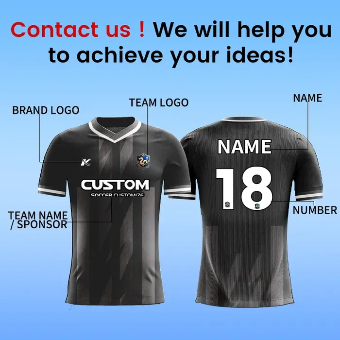 Chemise de football par sublimation en gros Kit d'uniformes