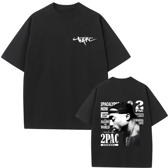 T-shirt Rapper Tupac 2pac All Eyez on Me, été, homme, femme, hip hop, mode, streetwear, t-shirts déc