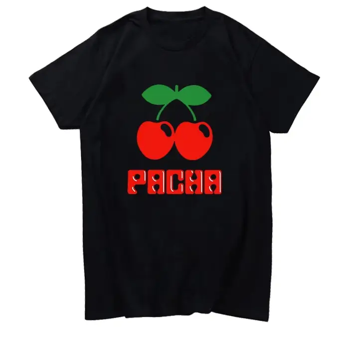 Pacha Ibiza House Cool Dance Space Privilege White Island T-shirts graphiques en coton Nouveaux