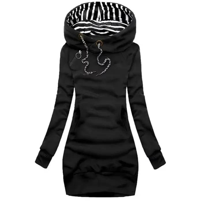 Robe à capuche décontractée