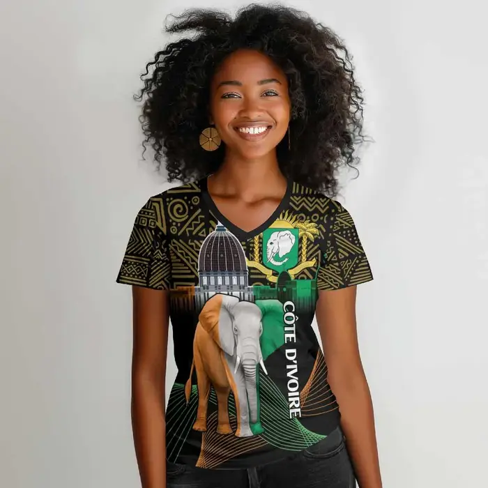 T-shirt pour femmes de Côte d'Ivoire