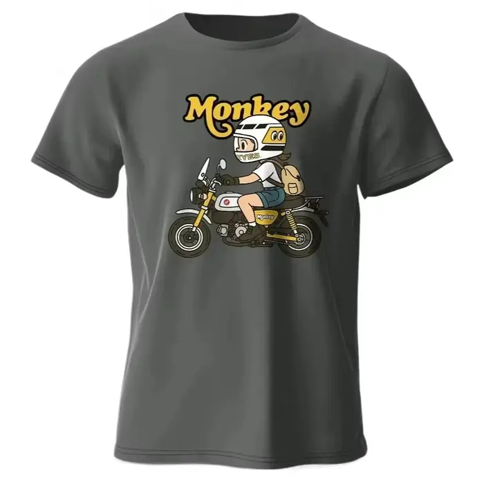 T-shirt Moto Monkey 2026 pour Hommes et Femmes