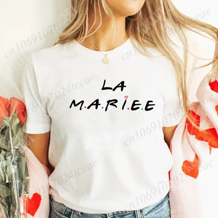 T-shirt pour Enterrement de Vie de Jeune Fille Français