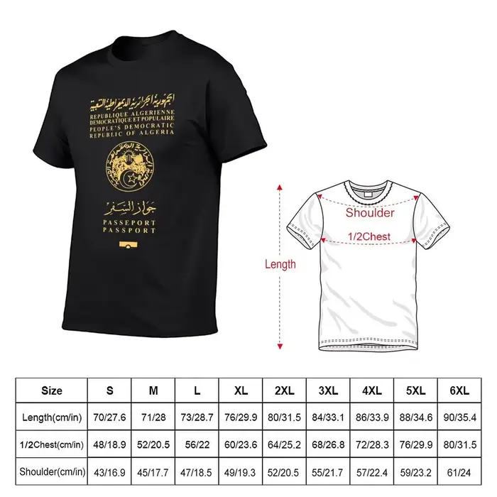 T-Shirt passeport algérien