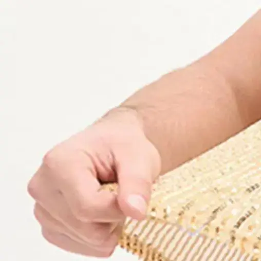 Débardeur scintillant pour homme avec strass