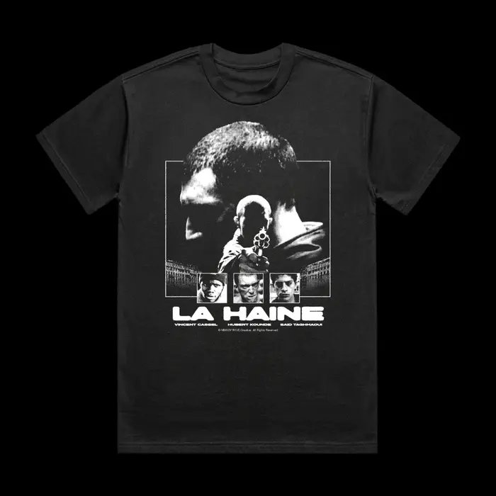 T-shirt La Haine à manches courtes unisexe pour hommes et femmes