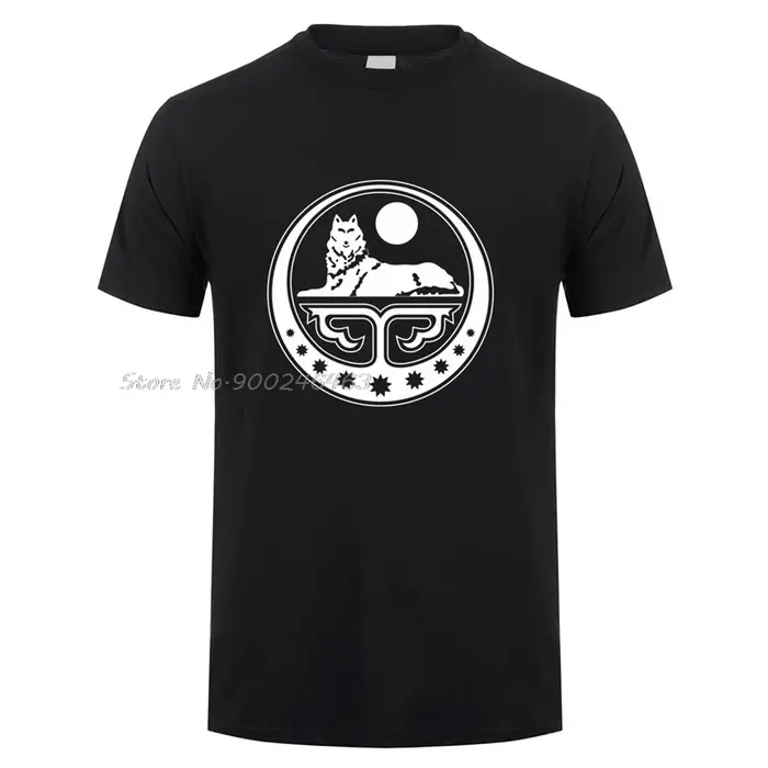 Checnya – T-shirt manches courtes pour homme, Streetwear, Cool, en coton, hauts ajuku