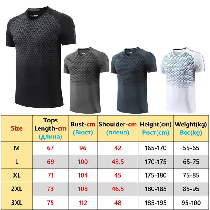 Sport impression chemises mode respirant Muscle musculation hommes à manches courtes gymnastique entraînement séchage rapide en plein air t-shirts