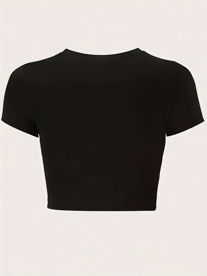 Manches courtes printemps été vêtements pour femmes recadrée j'aime mon mari imprimé col rond T-shirt